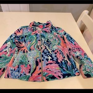 Kids Lilly Pulitzer zip up - Size XS (2-3). Lightly worn.